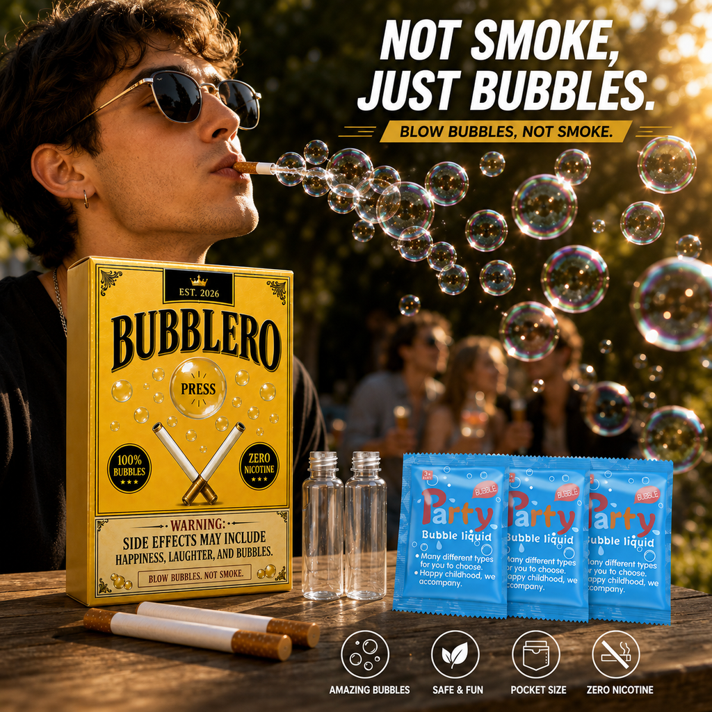 Bubblero Gold Edition Bubble Cigarette Set