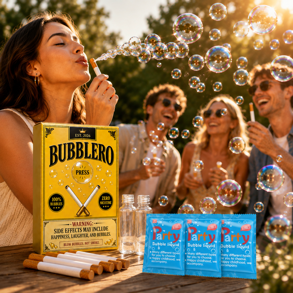 Bubblero Gold Edition Bubble Cigarette Set